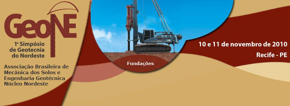 1&ordm; Simp&oacute;sio de Geotecnia do Nordeste
